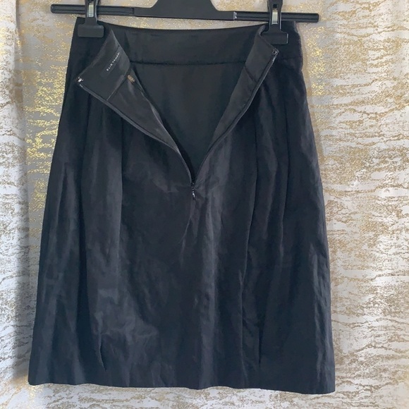 ELIE Taheri black A-line knee length skirt size 4 - Picture 5 of 9